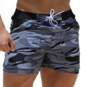Taddlee Swimwear Men Basic Long Swimwear Trunks Surf Camo Shorts Pool Beachwear